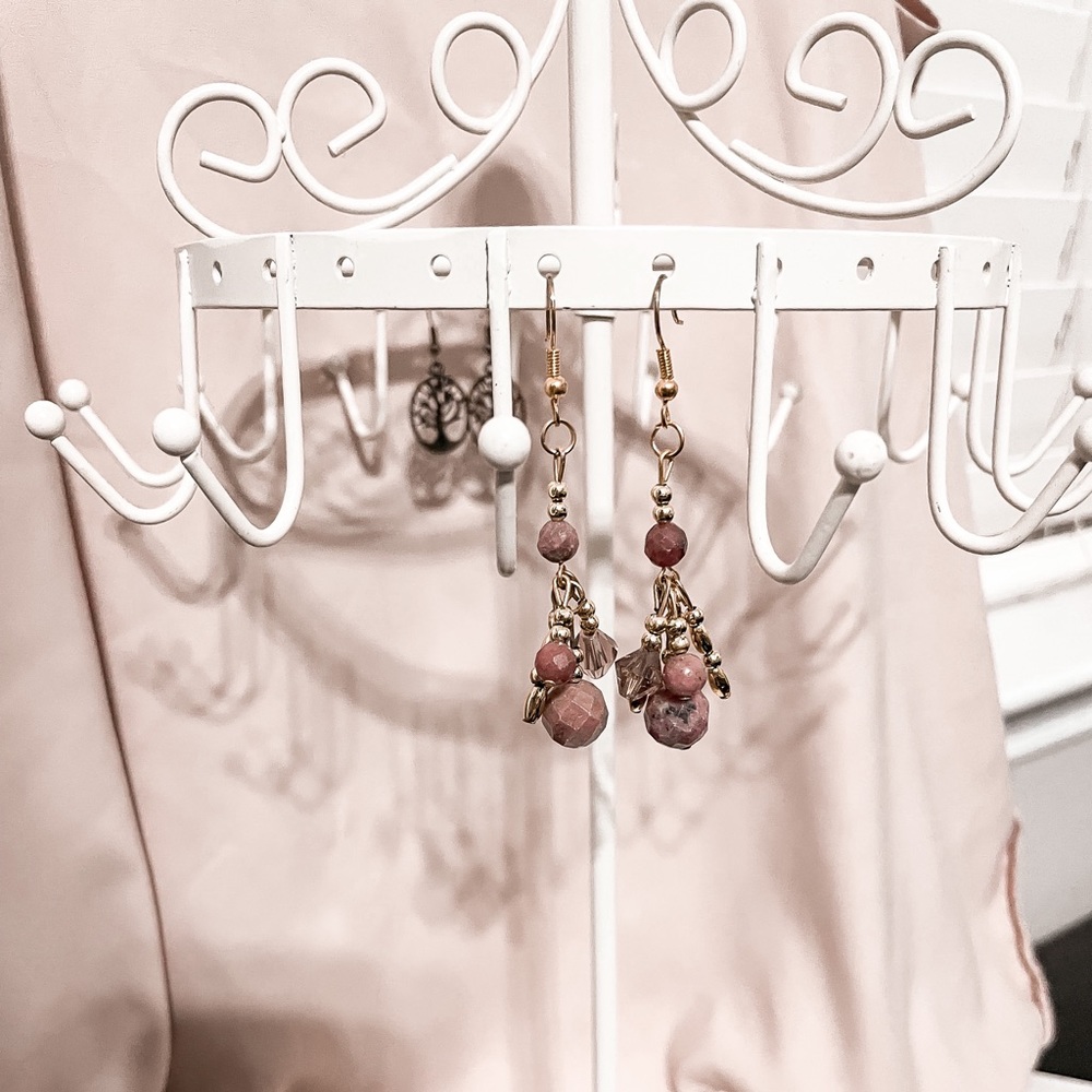 GingerLily Pinklady Bead Earrings